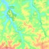 Town of Vermont topographic map, elevation, terrain
