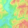Berezniki topographic map, elevation, terrain