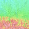 Altos-Pirineus topographic map, elevation, terrain