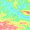 Chiềng Sơ Commune topographic map, elevation, terrain