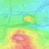 Hermitage of Braid topographic map, elevation, terrain