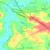 Great Milton topographic map, elevation, terrain