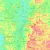 Ubaporanga topographic map, elevation, terrain