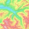 Innertkirchen topographic map, elevation, terrain