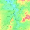 Tredington CP topographic map, elevation, terrain