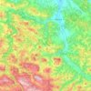Arilje Municipality topographic map, elevation, terrain