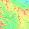 Koregaon topographic map, elevation, terrain