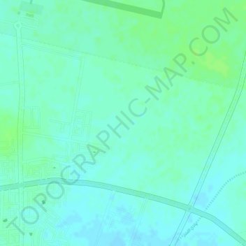 Al Aqiq District topographic map, elevation, terrain