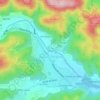 Lalevade-d'Ardèche topographic map, elevation, terrain