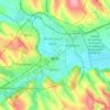 Bălți topographic map, elevation, terrain