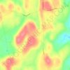 Corernagh topographic map, elevation, terrain
