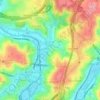 Güzeltepe Mahallesi topographic map, elevation, terrain