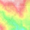 Loving County topographic map, elevation, terrain