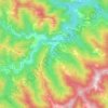 Montebruno topographic map, elevation, terrain