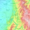Metropolitana topographic map, elevation, terrain