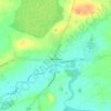 Ferbane topographic map, elevation, terrain