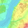 Saint-Pierre-les-Becquets topographic map, elevation, terrain