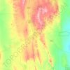 Burra topographic map, elevation, terrain