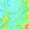 Colwall topographic map, elevation, terrain