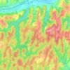 Keménfa topographic map, elevation, terrain