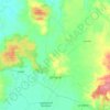 Tboung Khmum topographic map, elevation, terrain