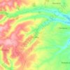 Selevac topographic map, elevation, terrain
