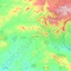 Penamacor topographic map, elevation, terrain