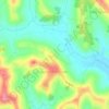 Grana topographic map, elevation, terrain