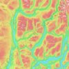Area O (Lower North Thompson) topographic map, elevation, terrain