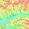 La Salvetat-Belmontet topographic map, elevation, terrain