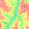 Confolens topographic map, elevation, terrain