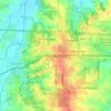 Warrensburg topographic map, elevation, terrain