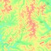 McNairy County topographic map, elevation, terrain