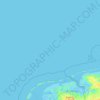 Îles de la Frise topographic map, elevation, terrain