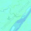 Alakanuk topographic map, elevation, terrain