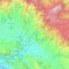 Potrero Grande topographic map, elevation, terrain