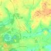 Stow Bedon topographic map, elevation, terrain