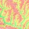 Тарасовский район topographic map, elevation, terrain