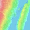 Kalmar kommun topographic map, elevation, terrain