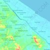 Peudawa topographic map, elevation, terrain