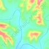 Kunri topographic map, elevation, terrain