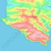 Malborough topographic map, elevation, terrain