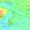 East Winch topographic map, elevation, terrain