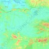 Sintang topographic map, elevation, terrain