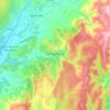 Rochecolombe topographic map, elevation, terrain