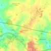 Elmswell topographic map, elevation, terrain