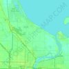 Bangor Township topographic map, elevation, terrain
