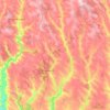 Vendychany Settlement Hromada topographic map, elevation, terrain