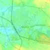 Kluczbork topographic map, elevation, terrain