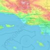 Ventura County topographic map, elevation, terrain